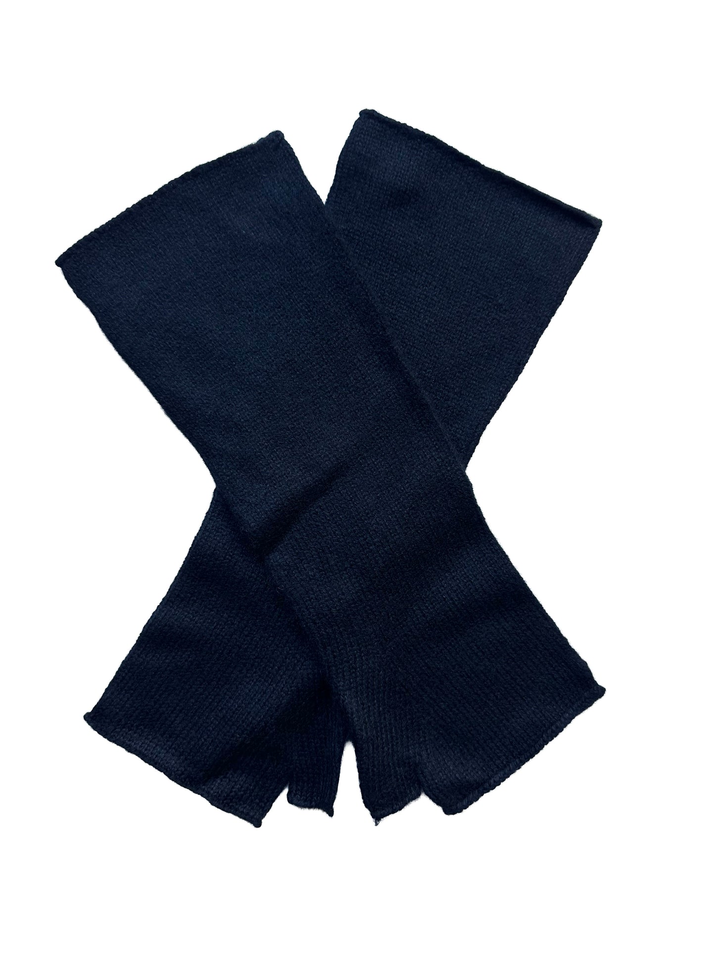 The Ox Haven Fingerless Gloves Long Noir Unisex