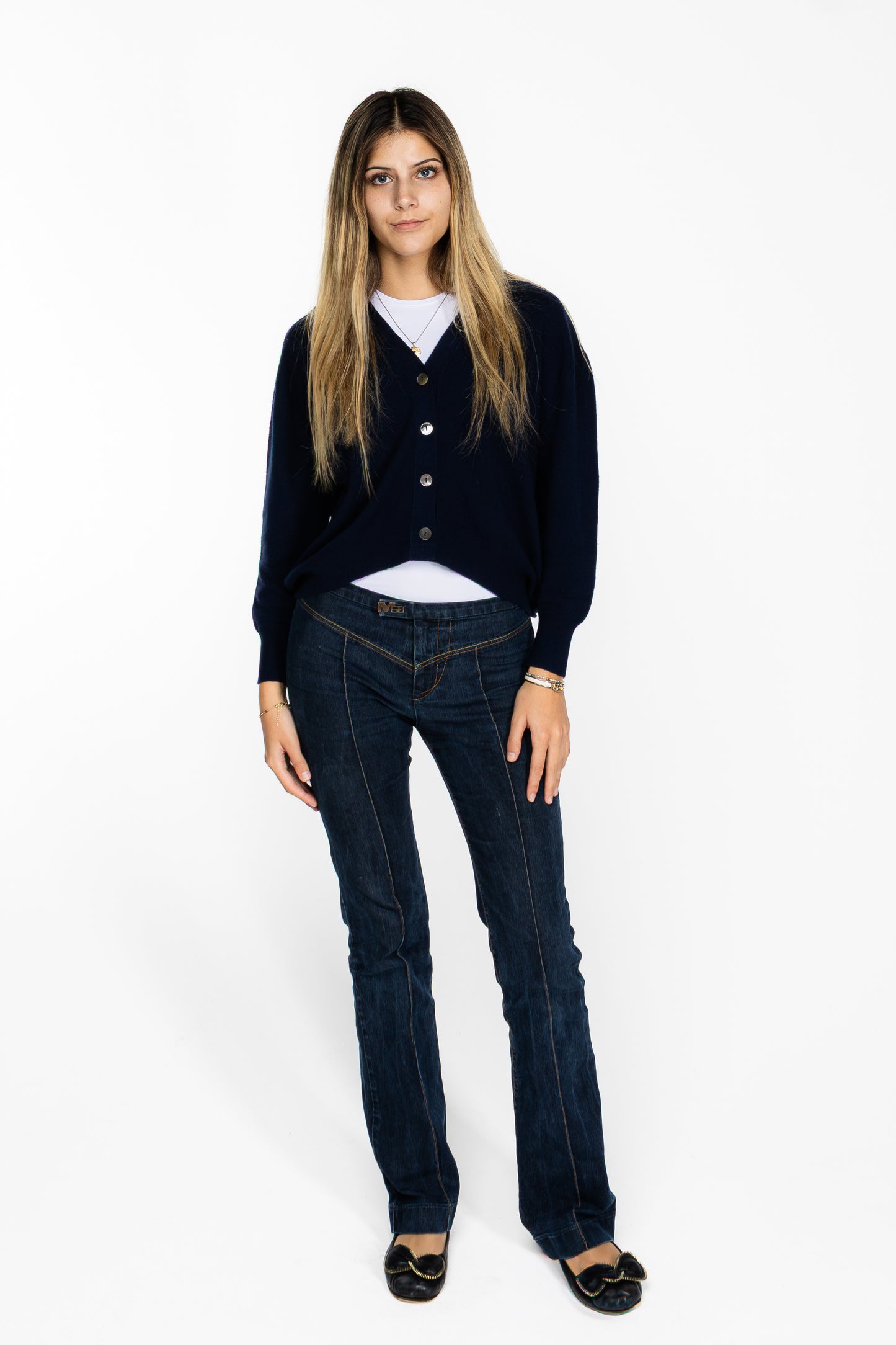 Lumé Cardigan Marineblau