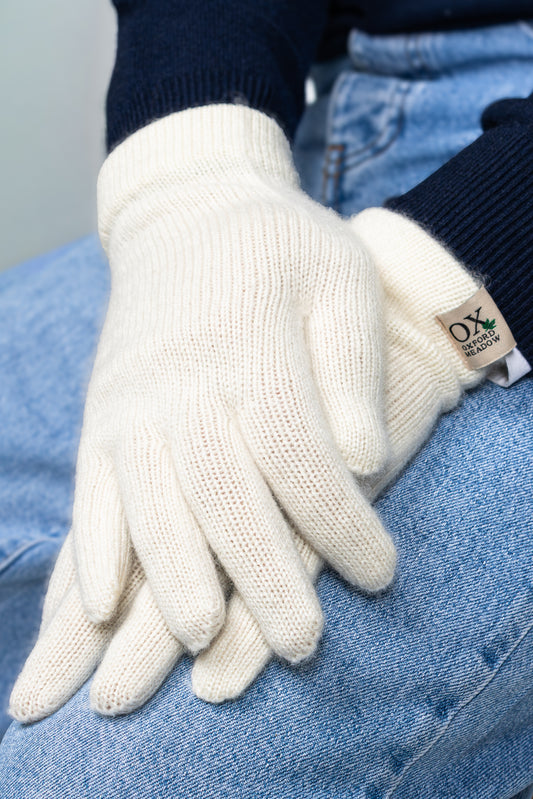 The Ox Haven Gloves Cream Men's