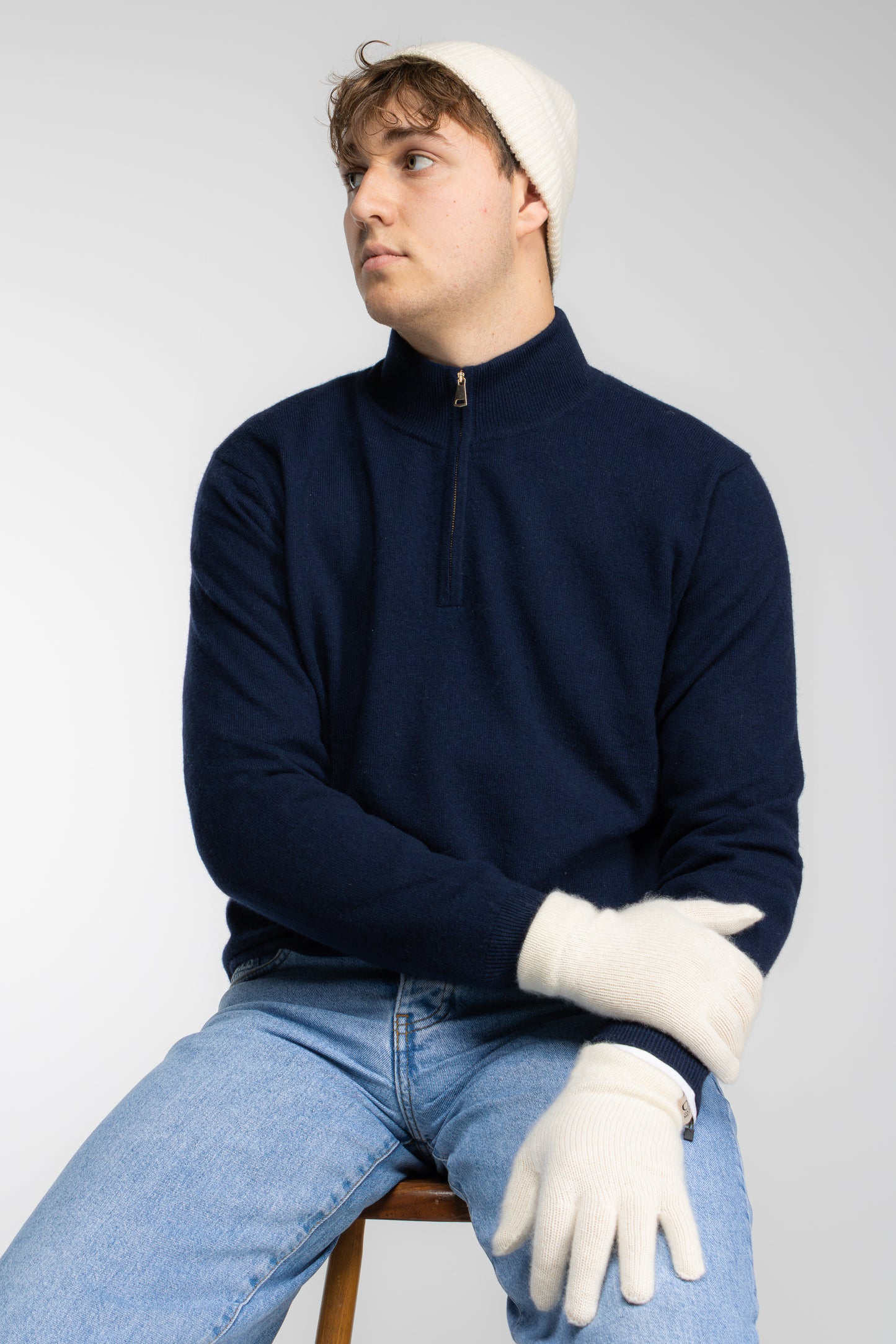 Ox Haven Handschuhe Creme Herren