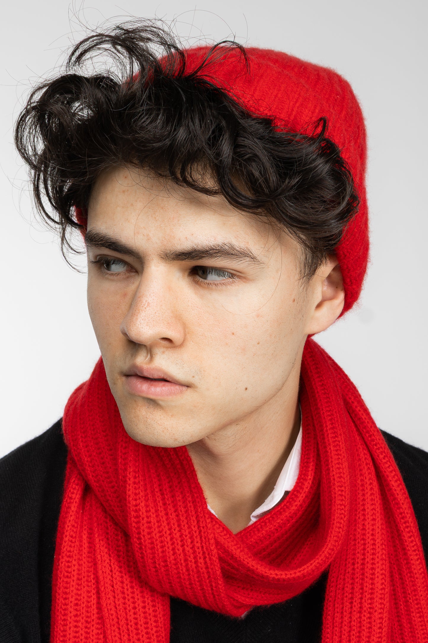 Bonnet Ox Haven Chunky Rouge Unisexe