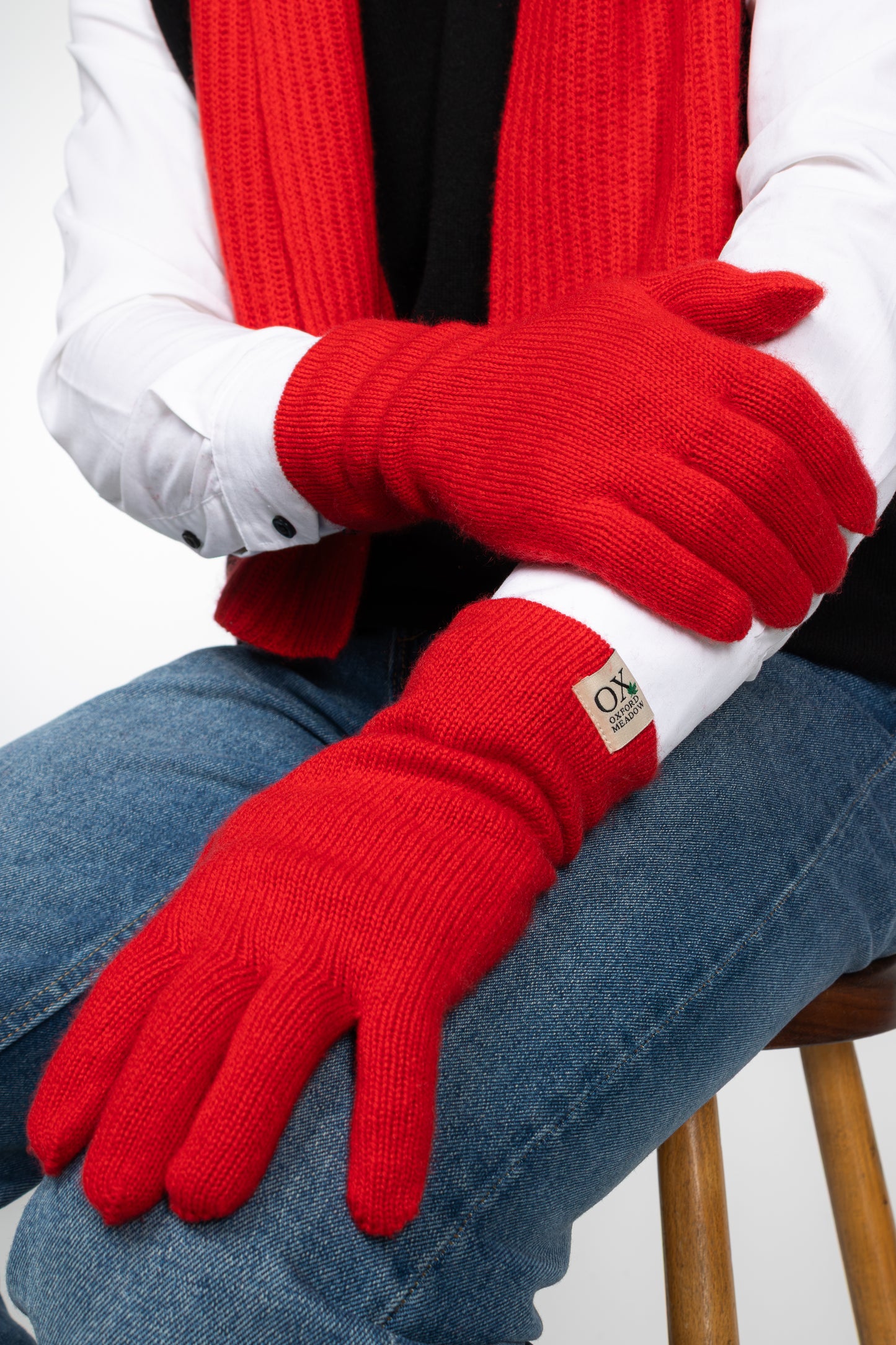 Gants Ox Haven rouges pour hommes