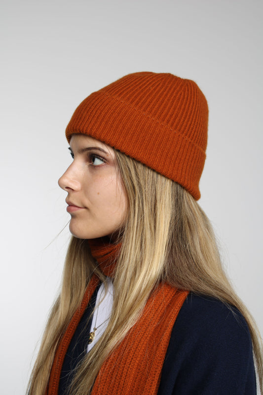 The Ox Haven Beanie Deep Copper Unisex