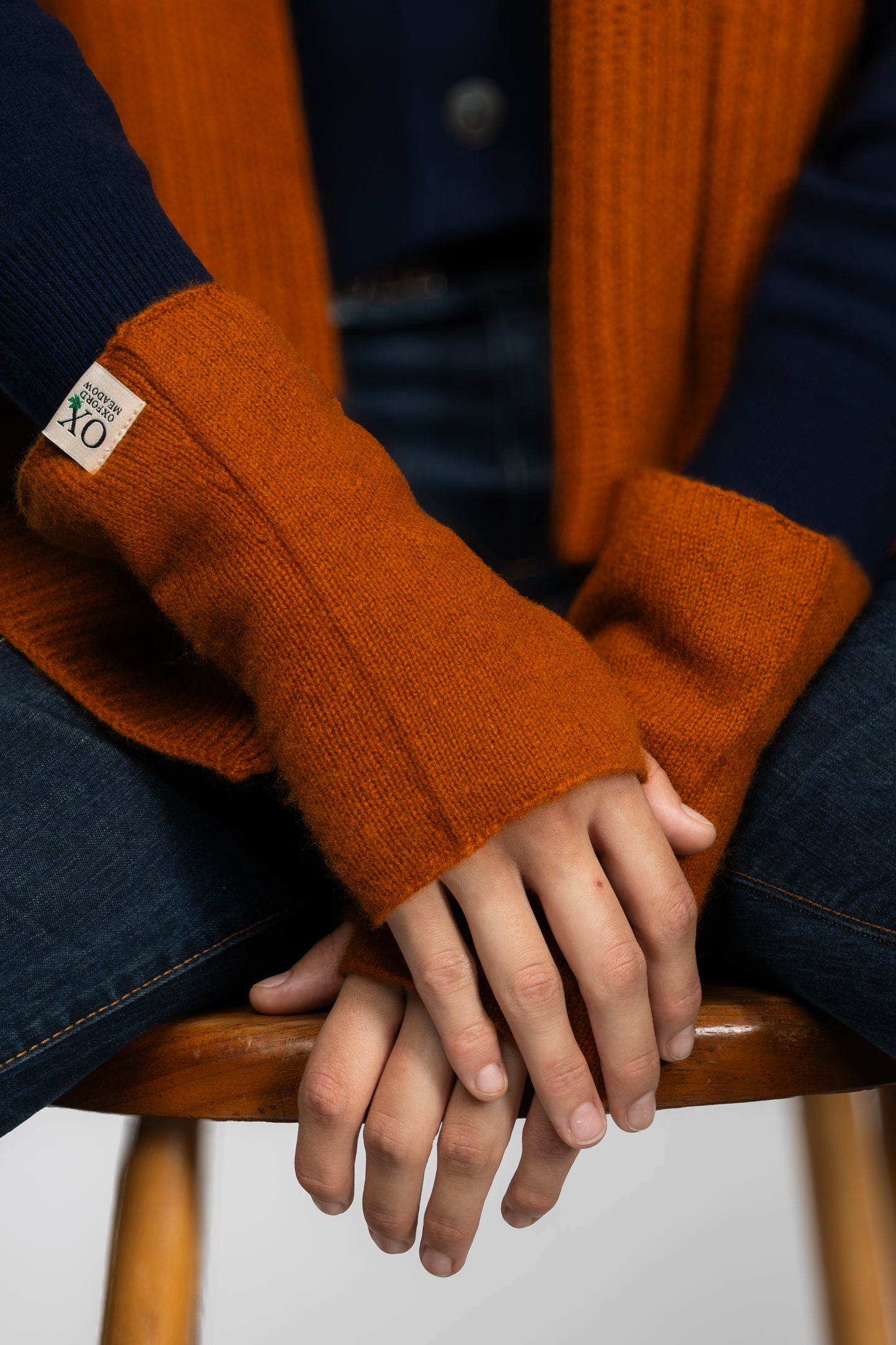 Die Ox Haven Fingerlosen Handschuhe in Tiefkupfer, kurz, Unisex